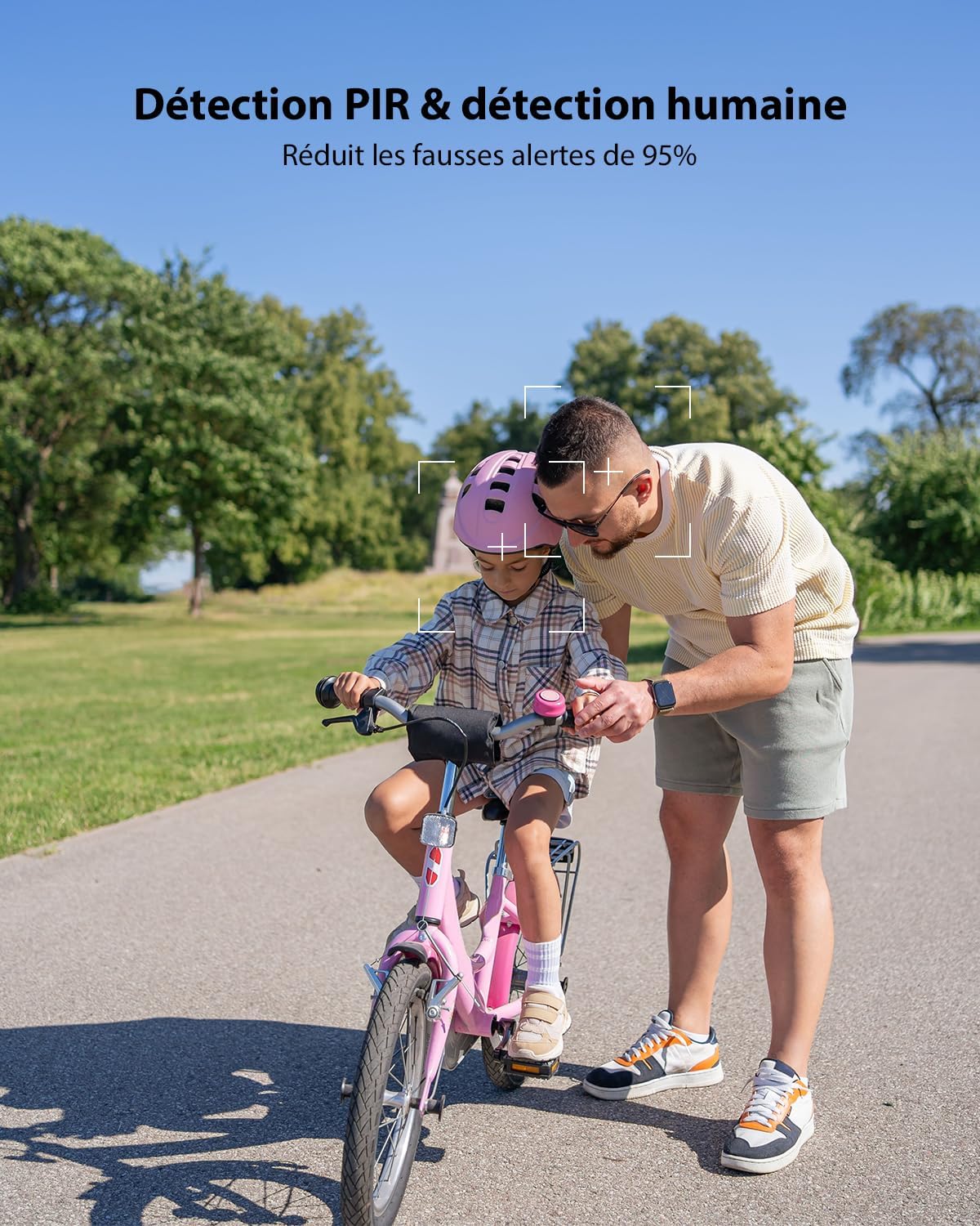 Ctronics Caméra Surveillance WiFi Extérieure 3K 5MP Solaire 6W, PIR, Vision Nocturne Couleur, PC/Téléphone