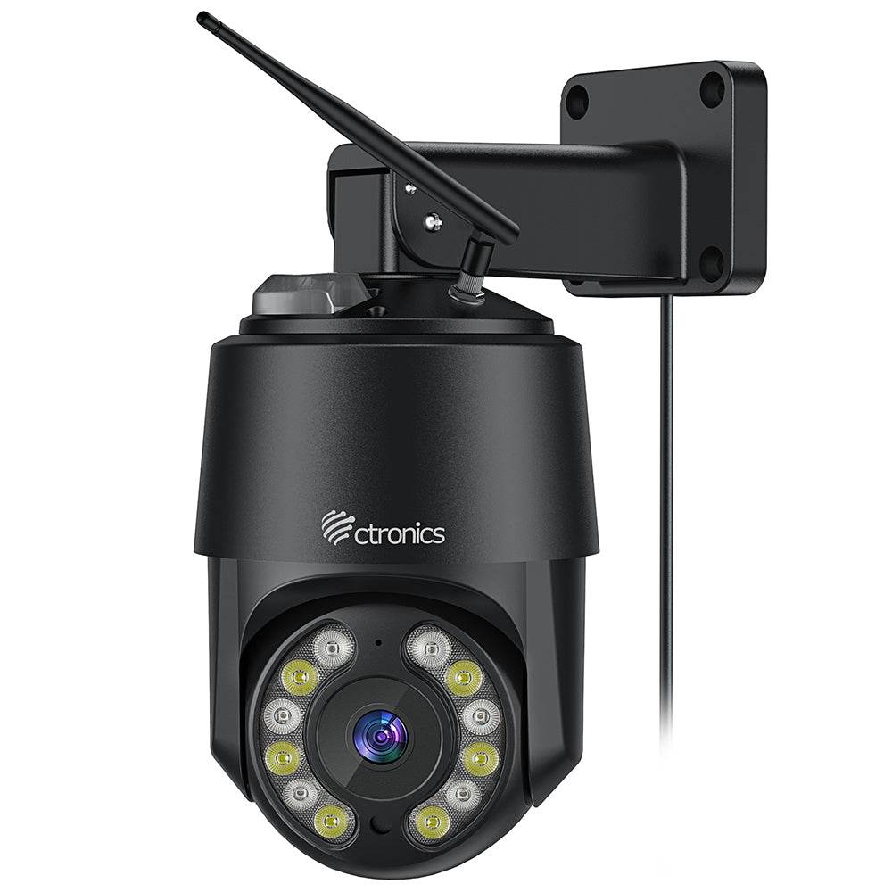 Ctronics 4K 8MP Caméra Surveillance Lot de 2,16X Zoom Optique,Auto