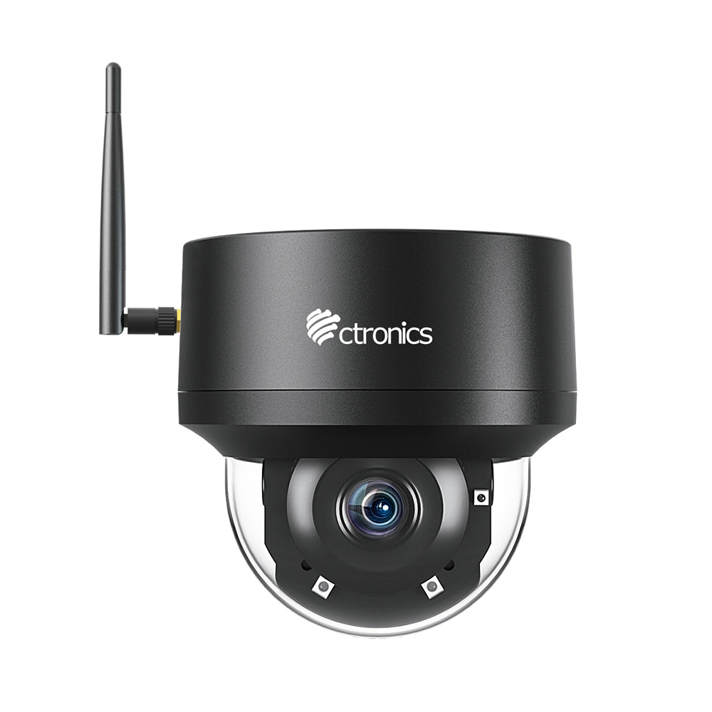 30X Zoom Optique 5MP Caméra Surveillance WiFi Extérieure Ctronics Caméra IP  HD Détection Humaine Suivi de Personne Vision Nocturne 150M