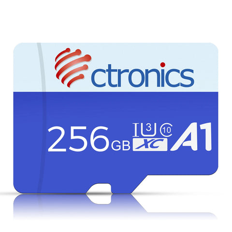 Ctronics Carte Micro SD 64G/128G/256G pour la caméra Surveillance