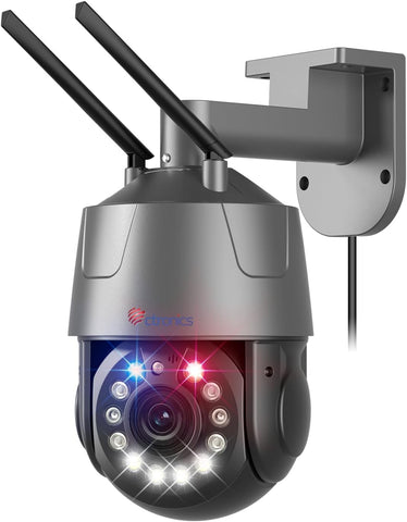 Caméra IP Extérieure 4K 8MP Ctronics – Zoom Optique 30X, Vision Nocturne 150M, IA Détection, 2,4/5GHz WiFi
