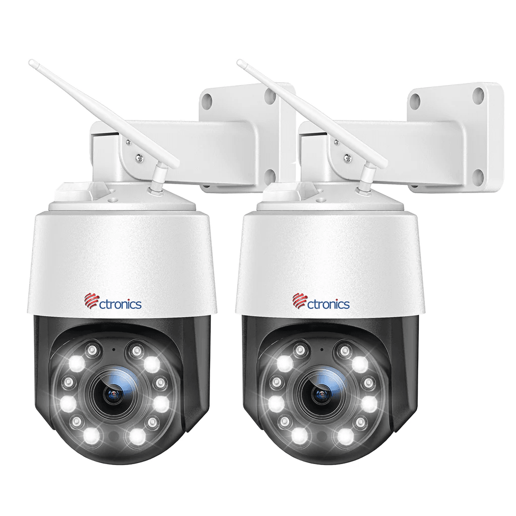 2,4/5GHz 4K 8MP 5X Zoom Optique Caméra Surveillance WiFi Extérieure Détection Humain/Véhicule/Animaux Suivi Auto - fr.ctronics