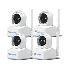 4MP 3G/4G LTE Caméra Surveillance Intérieure avec Carte SIM, Détection Humaine/Mouvement, Suivi Auto
