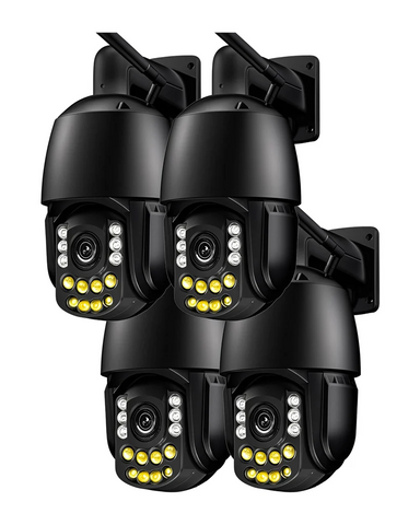 Ctronics 4K 30X 3D Zoom Optique Caméra Surveillance Extérieure, 180M Nuit Vision & Auto Cruise & Zoom