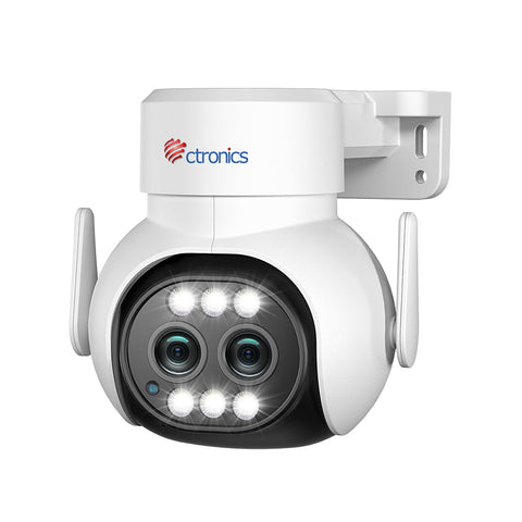 Ctronics 6X zoom hybride double objectif 1080P HD Wi-Fi caméra de surveillance