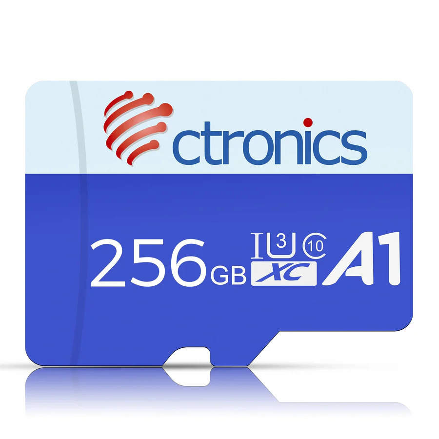 Ctronics Carte Micro SD 256G pour la caméra Surveillance