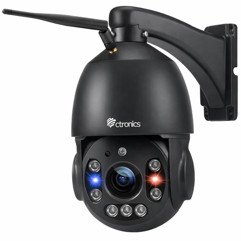 30X Zoom Optique 5MP Caméra Surveillance WiFi Extérieure Ctronics Caméra IP HD Détection Humaine Suivi de Personne Vision Nocturne 150M