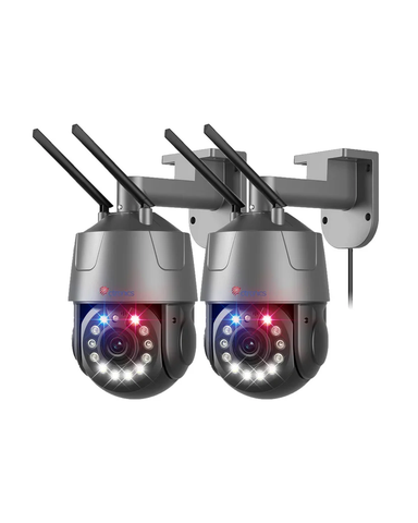 Caméra IP Extérieure 4K 8MP Ctronics – Zoom Optique 30X, Vision Nocturne 150M, IA Détection, 2,4/5GHz WiFi