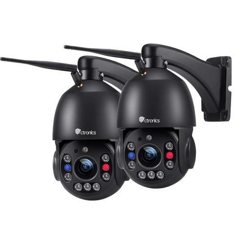 30X Zoom Optique 5MP Caméra Surveillance WiFi Extérieure Ctronics Caméra IP HD Détection Humaine Suivi de Personne Vision Nocturne 150M