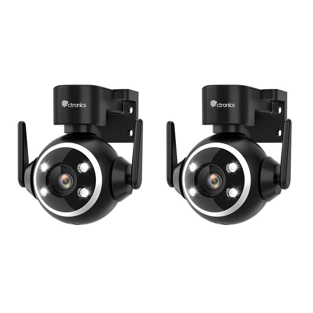 2.5K 4MP Caméra Surveillance WiFi Extérieure 2,4/5GHz PTZ Caméra IP 360° Vision Nocturne Couleur - fr.ctronics