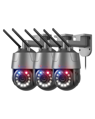 Caméra IP Extérieure 4K 8MP Ctronics – Zoom Optique 30X, Vision Nocturne 150M, IA Détection, 2,4/5GHz WiFi