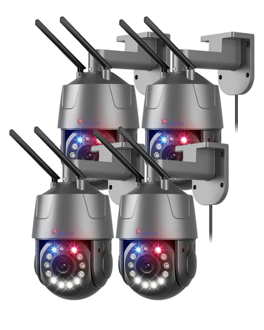 Caméra IP Extérieure 4K 8MP Ctronics – Zoom Optique 30X, Vision Nocturne 150M, IA Détection, 2,4/5GHz WiFi