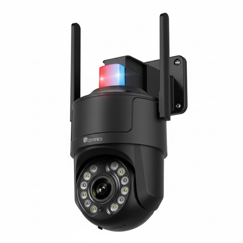 Ctronics Caméra de Surveillance WiFi 4K Extérieure