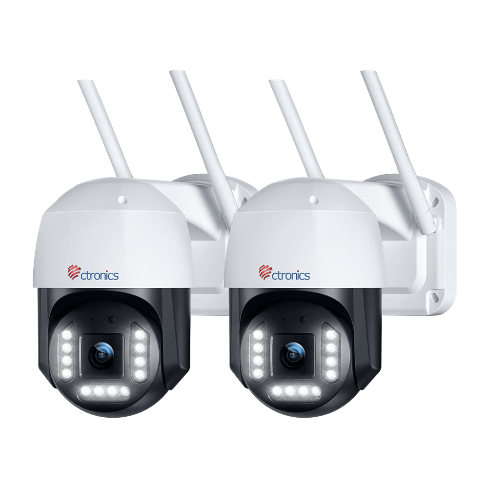 4K 8MP Caméra Surveillance 2,4/5Ghz WiFi Extérieure PTZ Caméra IP WiFi Détection Humaine/Véhicule avec Suivi Automatique - fr.ctronics