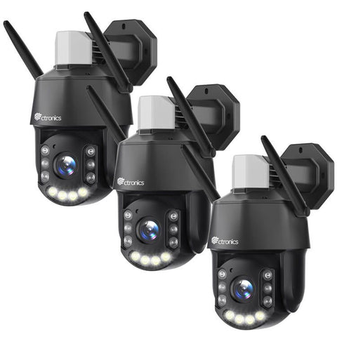 5MP 30X Zoom Optique Ctronics Caméra Surveillance WiFi Exterieure Croi