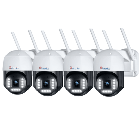 Caméra De Surveillance Intérieure 4K 360° - Détection Personnes/animaux/pleurs - Audio Bidirectionnel - WiFi Double Bande - 2