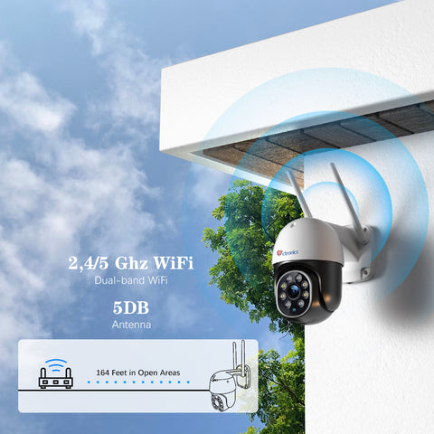 INQMEGAPRO Camera Surveillance WiFi Exterieure sans Fil, 3MP